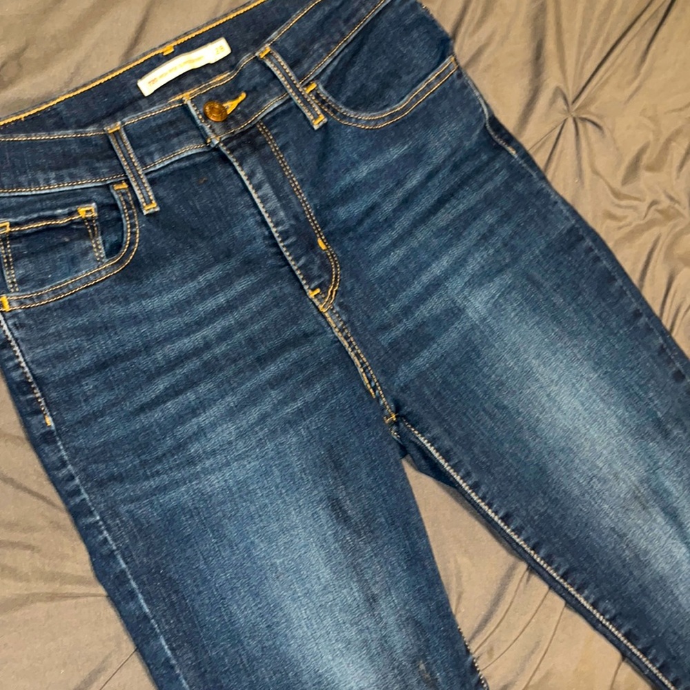 Levi High Rise Super Skinny jeans